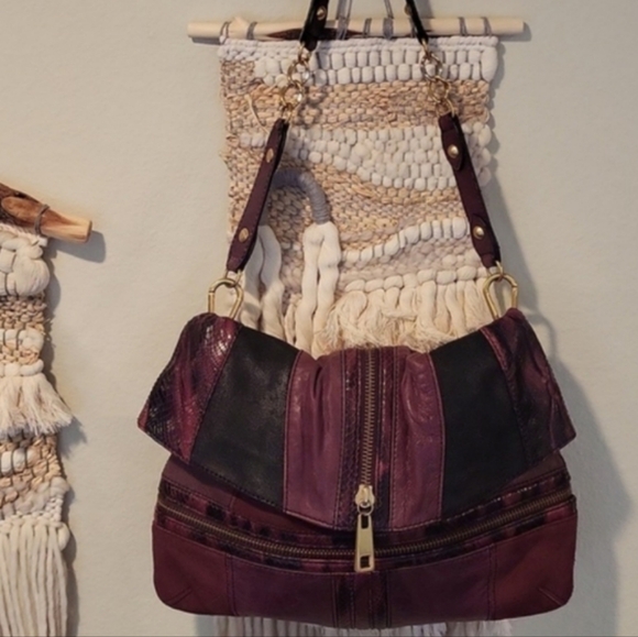 Steven By Steve Madden Handbags - STEVEN by Steve Madden Leather & Suede Fold-Over Shoulder Crossbody Handbag